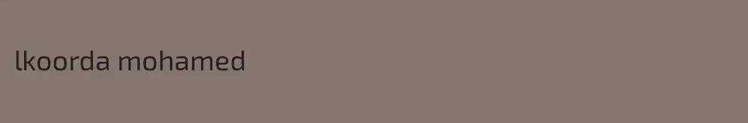 lkoorda mohamed
